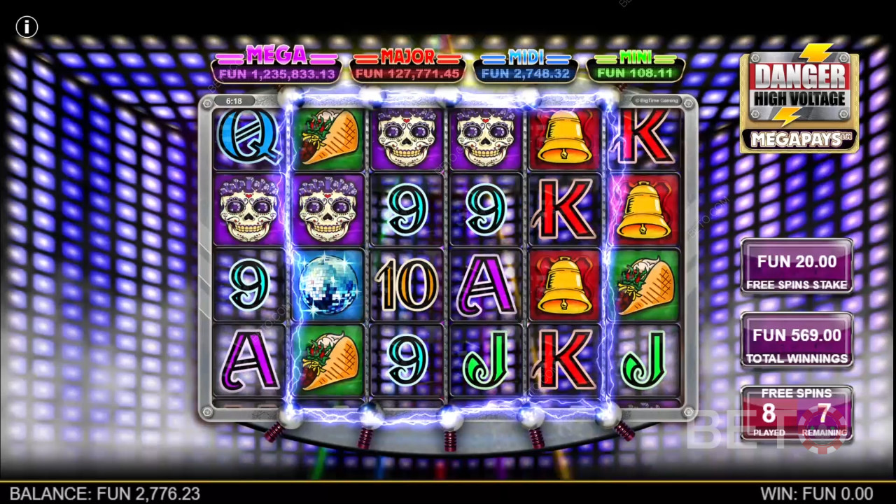 Nebezpečí Vysoké napětí Megapays Recenze podle BETO Slots
