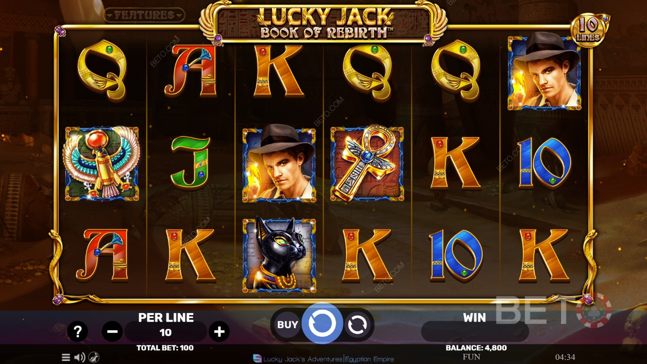 Lucky Jack - Book Of Rebirth Recenze podle BETO Slots