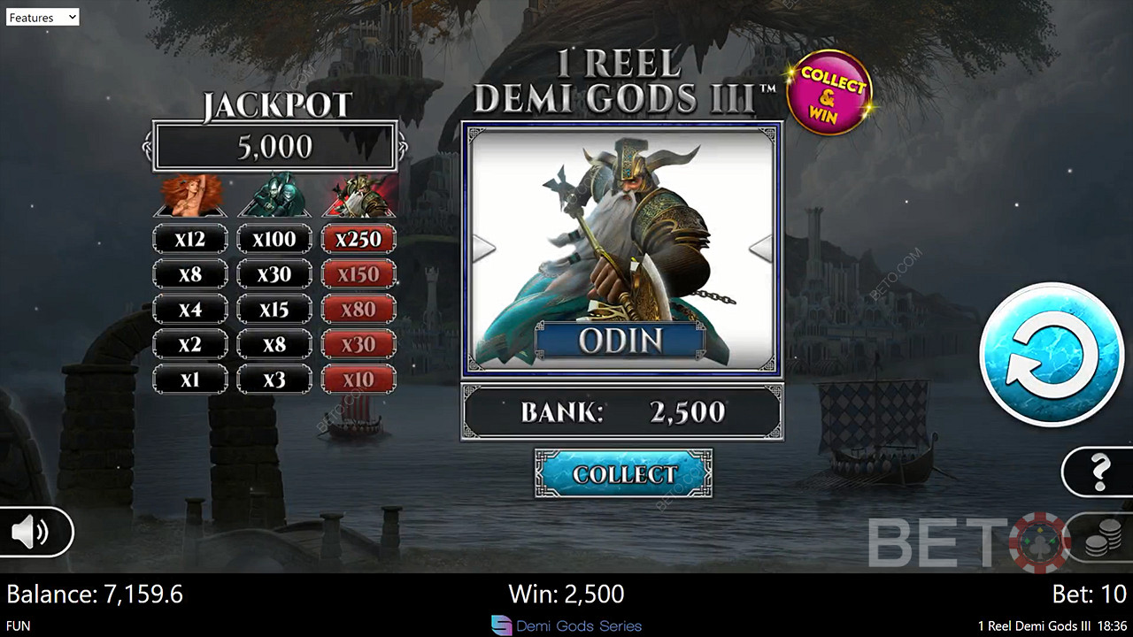 1 Reel Demi Gods III Hrát Zdarma