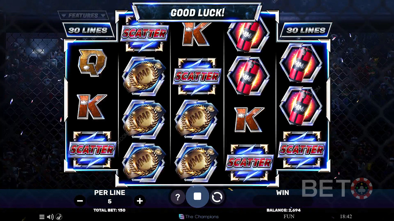 MMA Champions Recenze podle BETO Slots