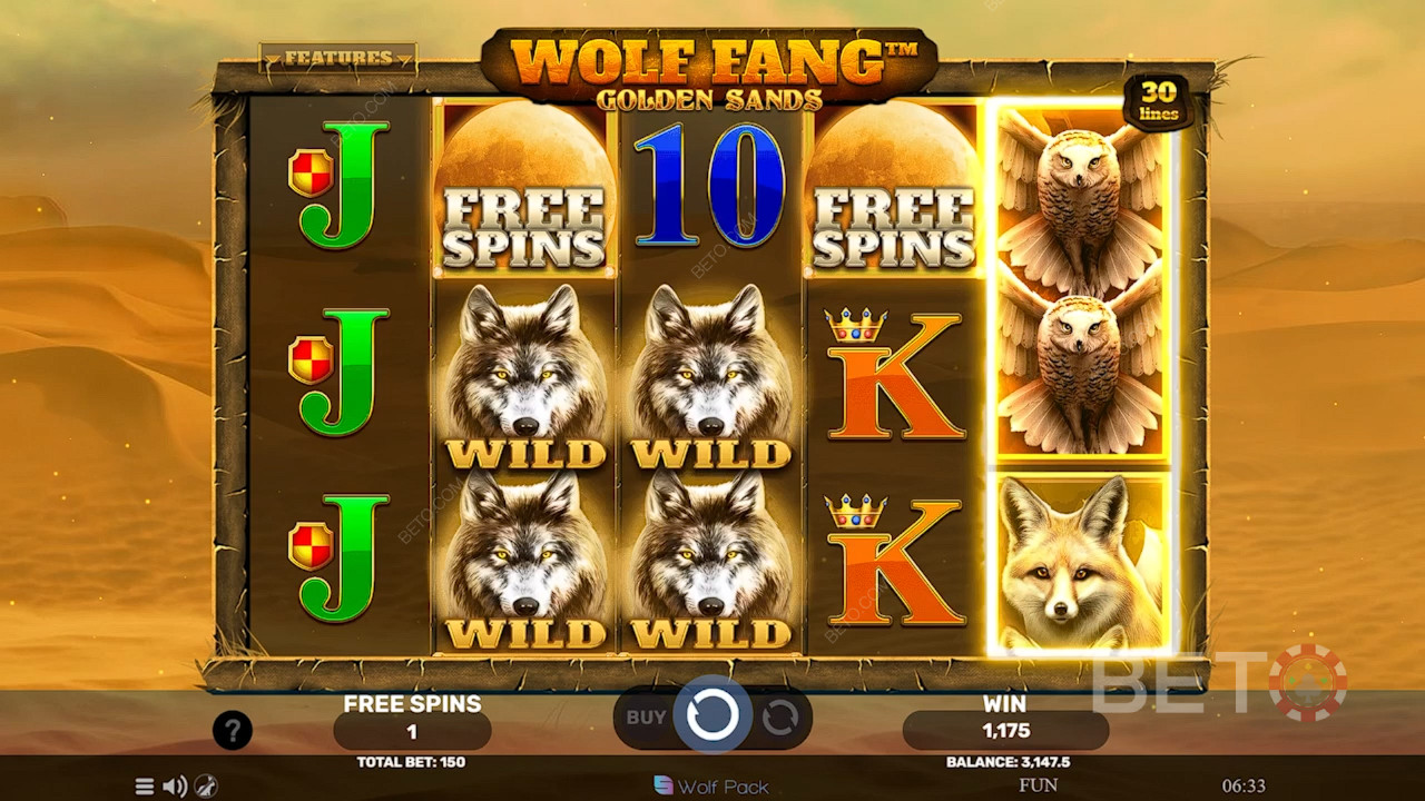 Wolf Fang Golden Sands Recenze podle BETO Slots