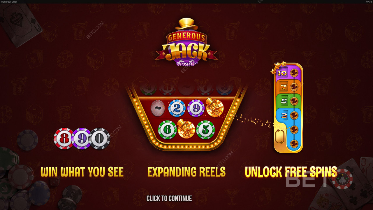 Velkorysý Jack Recenze podle BETO Slots