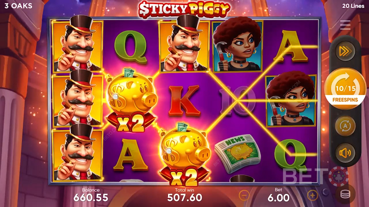 Sticky Piggy Recenze podle BETO Slots