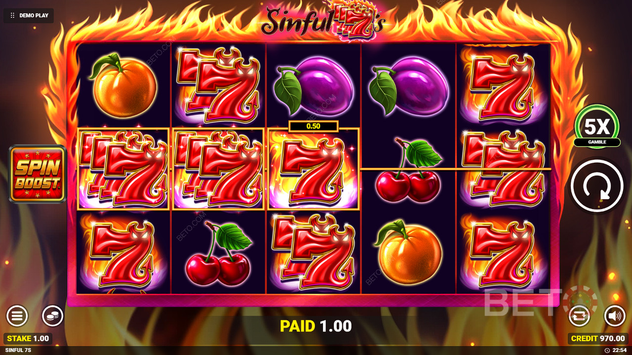 Sinful 7s Recenze podle BETO Slots