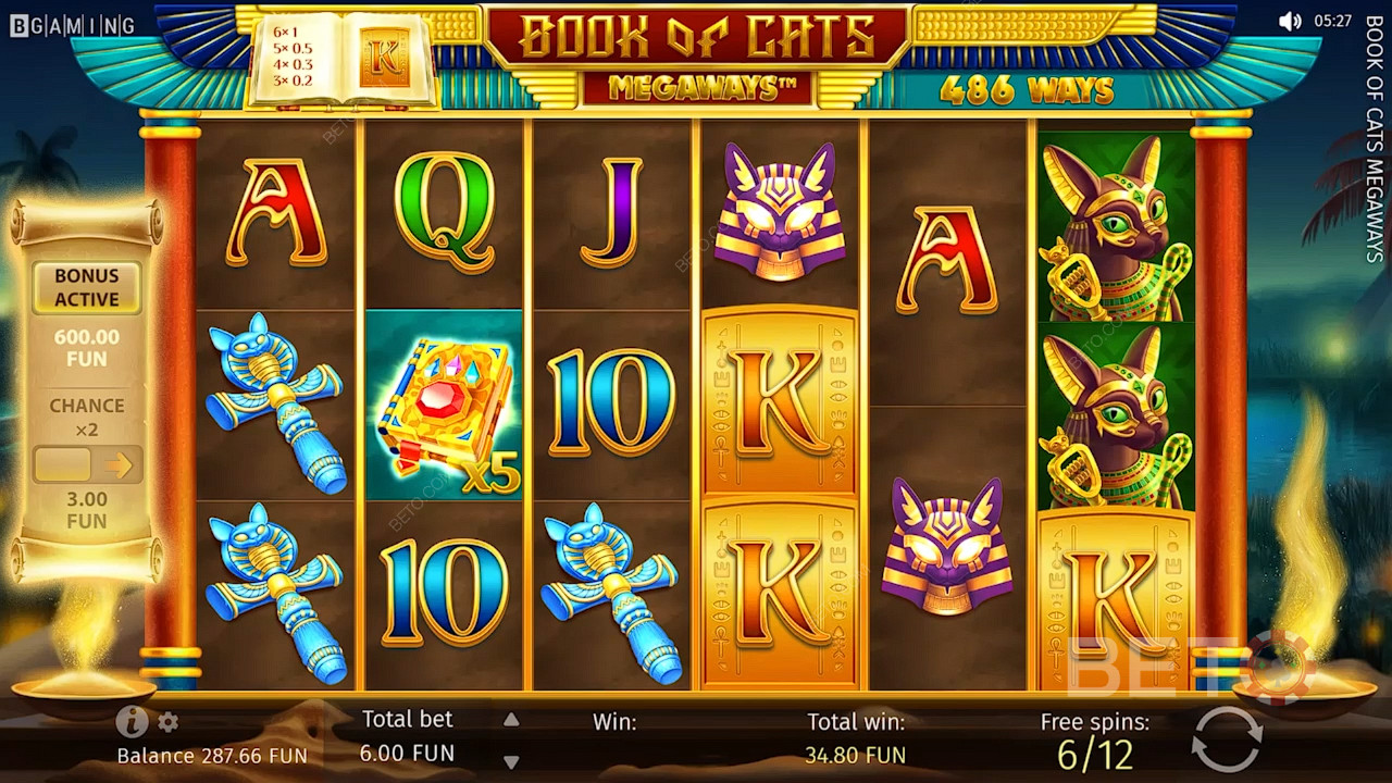 Book of Cats Megaways Hrát Zdarma