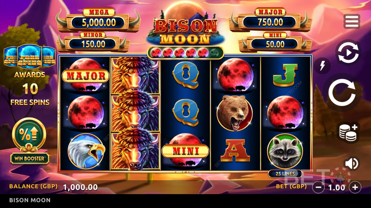 Bison Moon Recenze podle BETO Slots