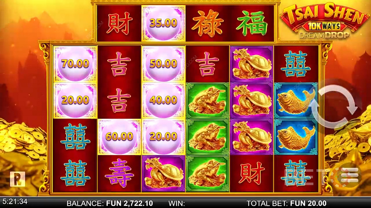 Tsai Shen 10K Ways Dream Drop Hrát Zdarma