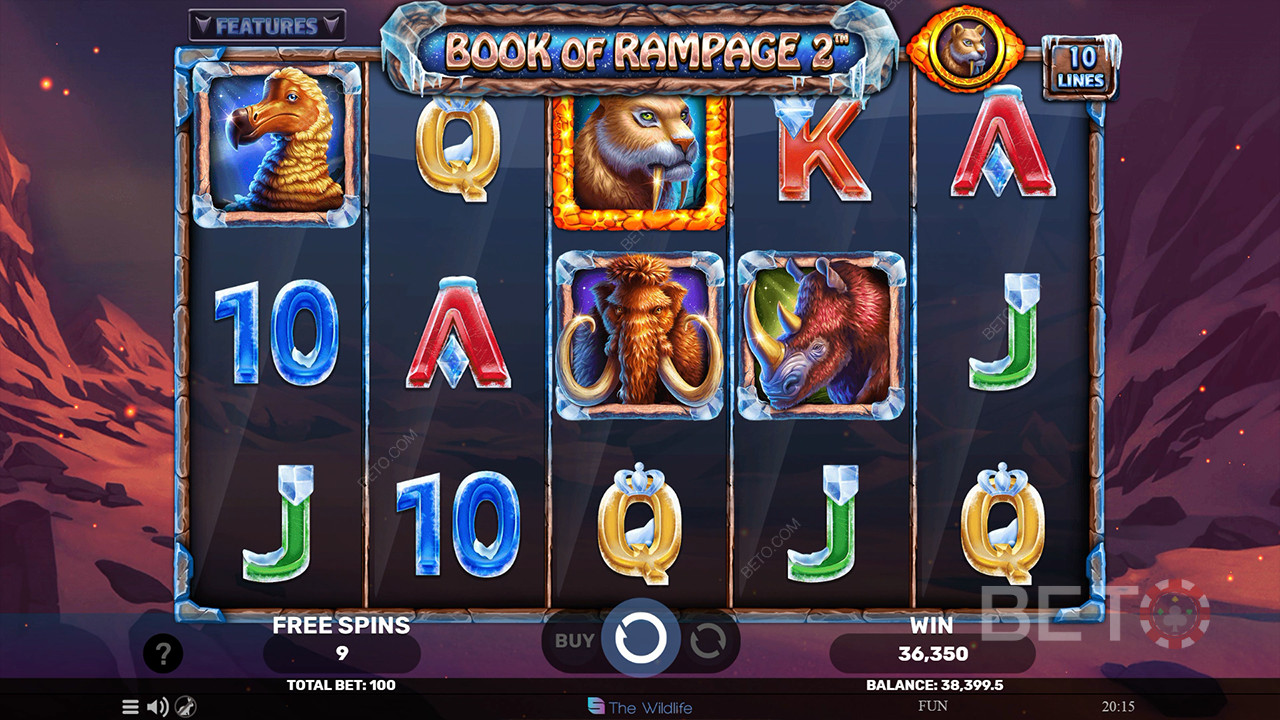 Book of Rampage 2 Recenze podle BETO Slots