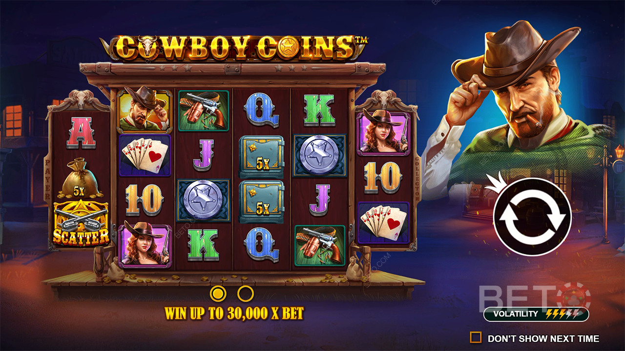 Verdikt pro Cowboy Coins Slot Machine