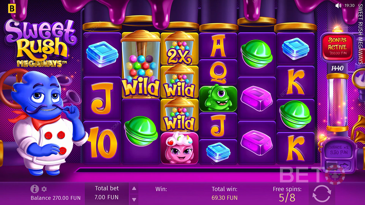Sweet Rush Megaways Recenze podle BETO Slots