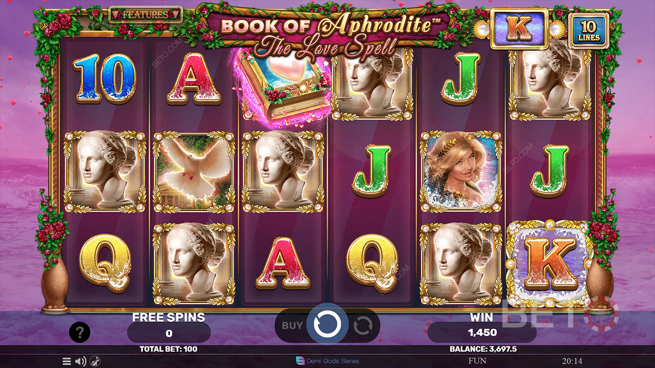 Book Of Aphrodite - The Love Spell Hrát Zdarma