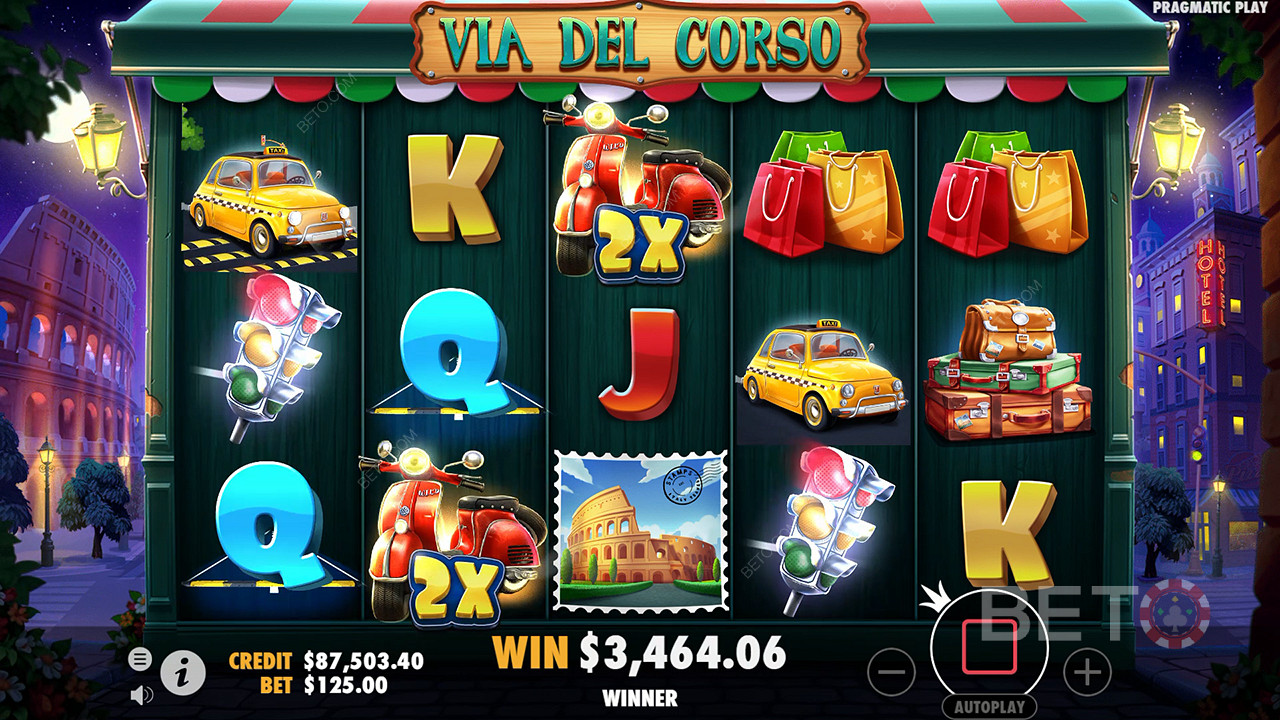 Via Del Corso Recenze podle BETO Slots