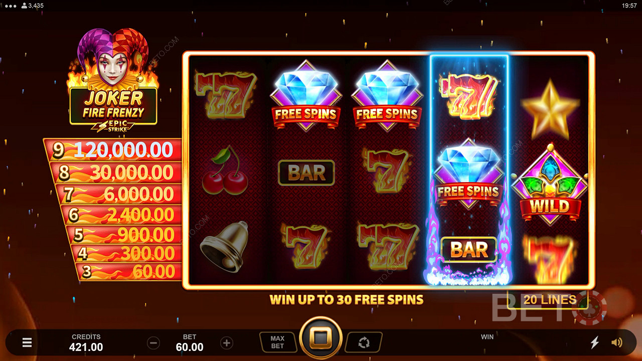 Joker Fire Frenzy Hrát Zdarma