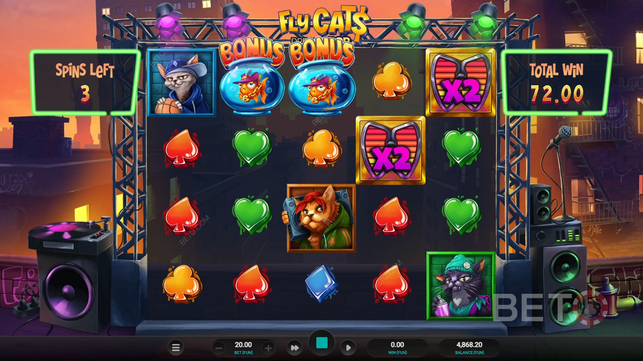 Fly Cats Dream Drop Hrát Zdarma