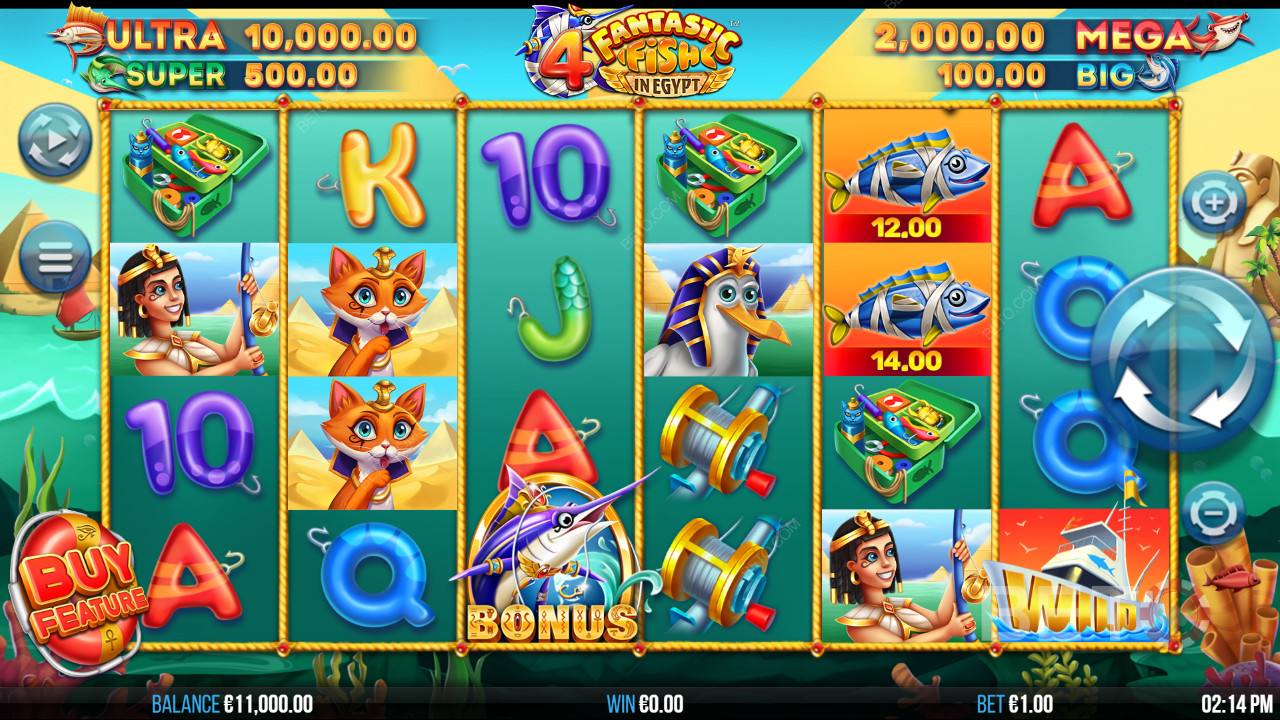 4 Fantastické ryby v Egyptě Recenze podle BETO Slots
