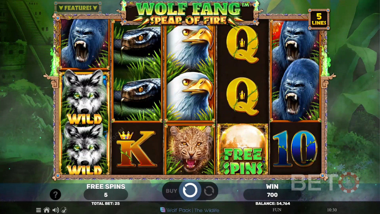 Wolf Fang Spear of Fire Recenze podle BETO Slots