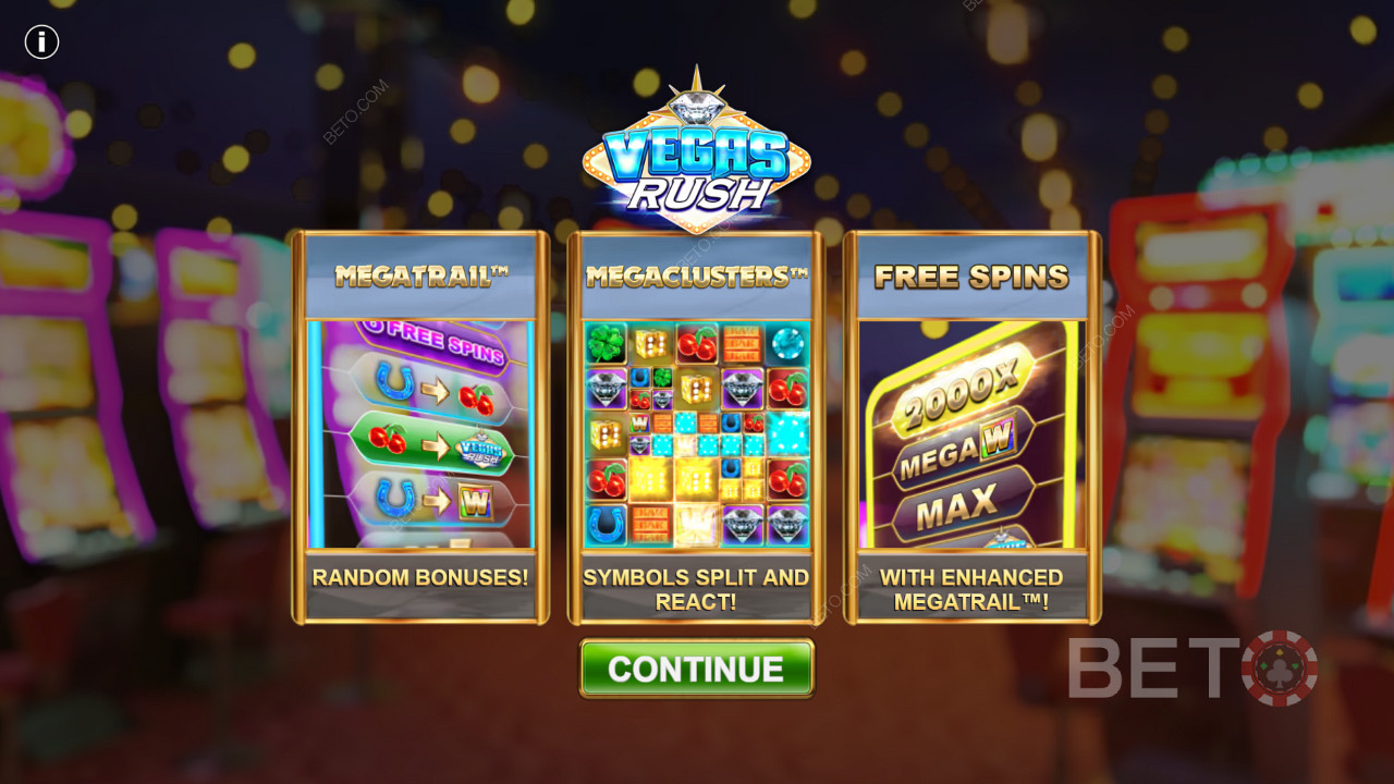 Online automat Vegas Rush je jedním z nejlepších automatů, pokud jde o funkce.