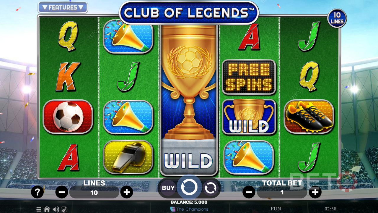 Club of Legends Recenze podle BETO Slots