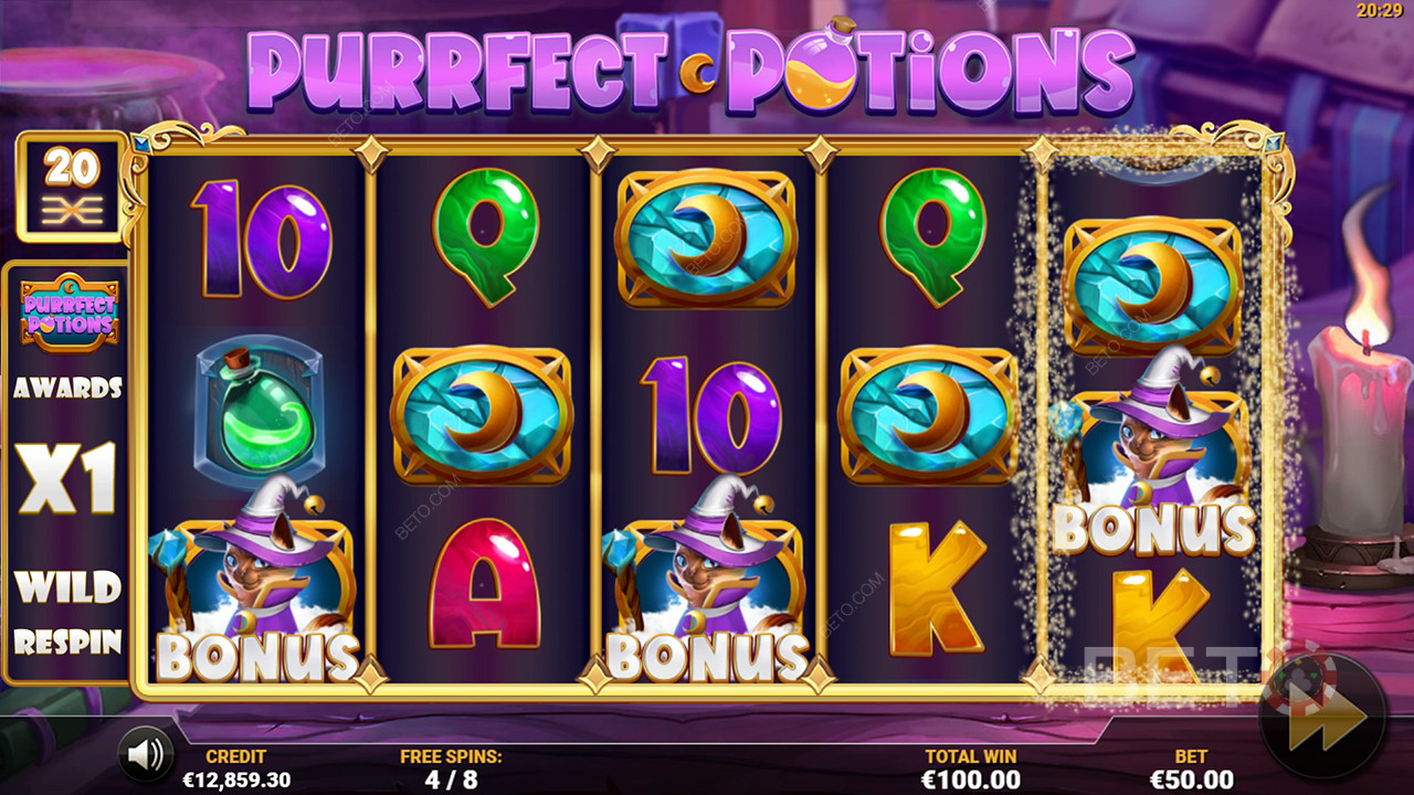 Purrfect Potions Recenze podle BETO Slots