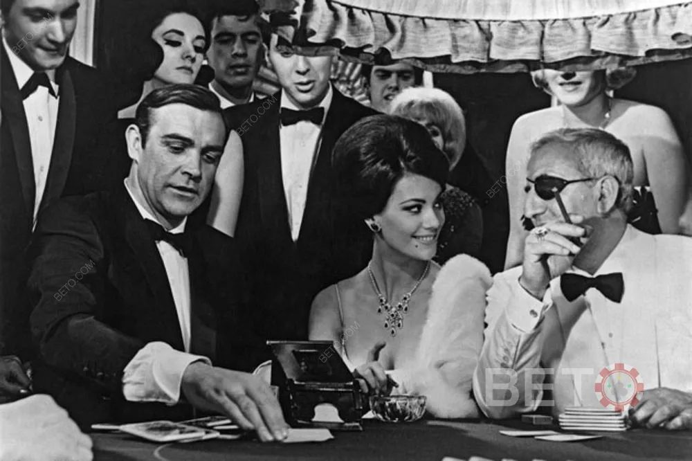 Baccarat v reálném čase je oblíbenou kasinovou hrou Jamese Bonda.