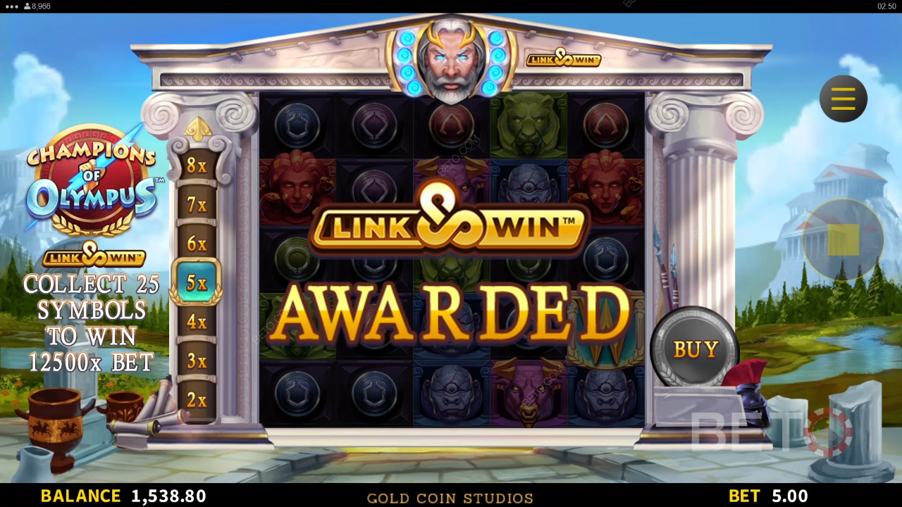 Champions of Olympus Recenze podle BETO Slots