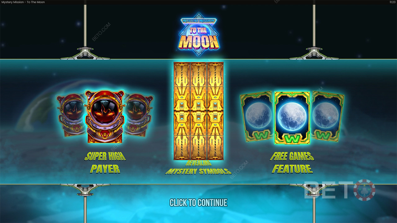 Verdikt pro Mystery Mission to the Moon Video Slot