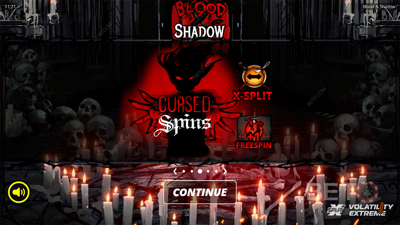 Vyhrajte 6 666x svou sázku ve video automatu Blood and Shadow!