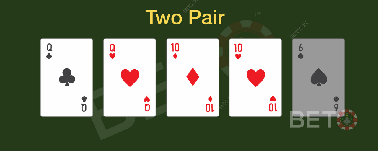 Správná hra 2 párů v pokeru může být obtížná.