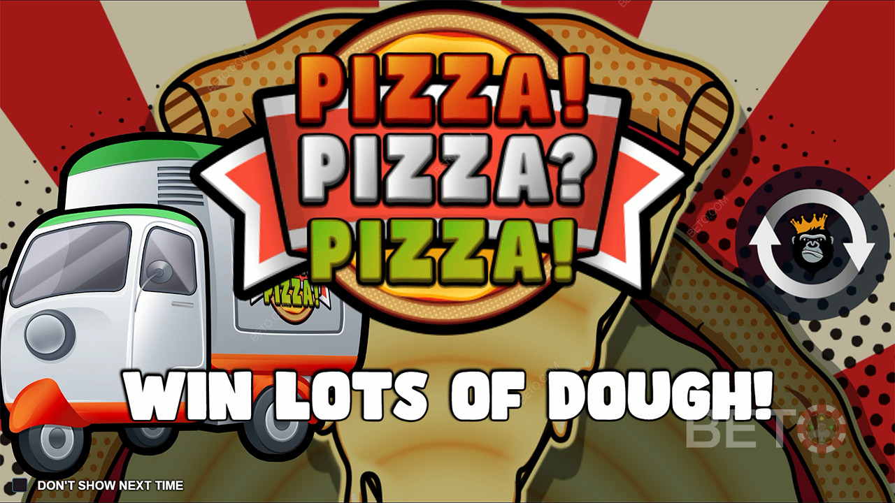 Získejte v pizze maximální výhru ve výši více než 7000násobku vaší sázky! Pizza? Pizza!