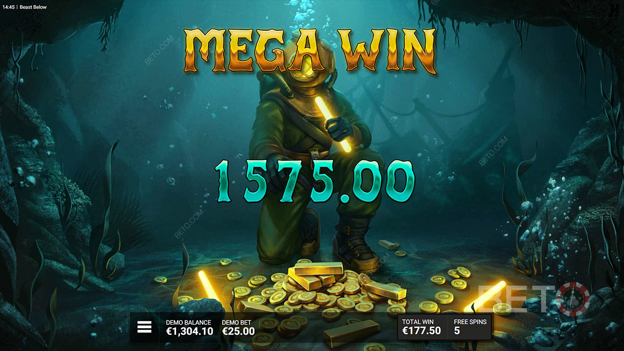 Vyhrajte 10 000x svou sázku ve video automatu Beast Below!