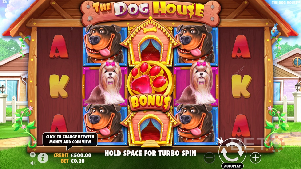 Speciální bonus v automatech The Dog House