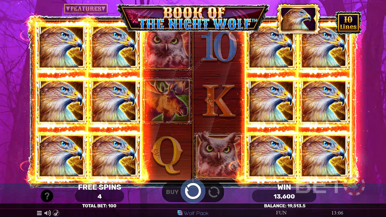 Book of the Night Wolf Recenze podle BETO Slots