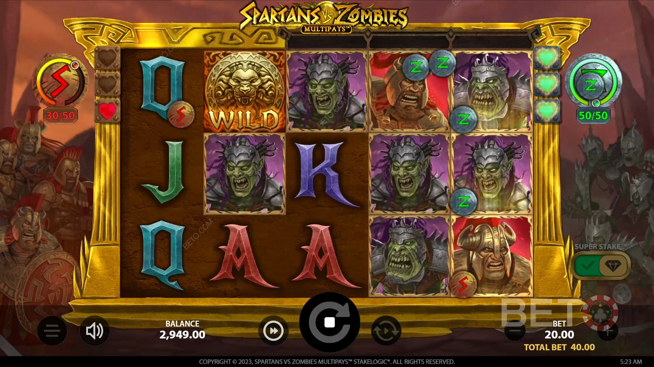 Spartans vs Zombies Hrát Zdarma