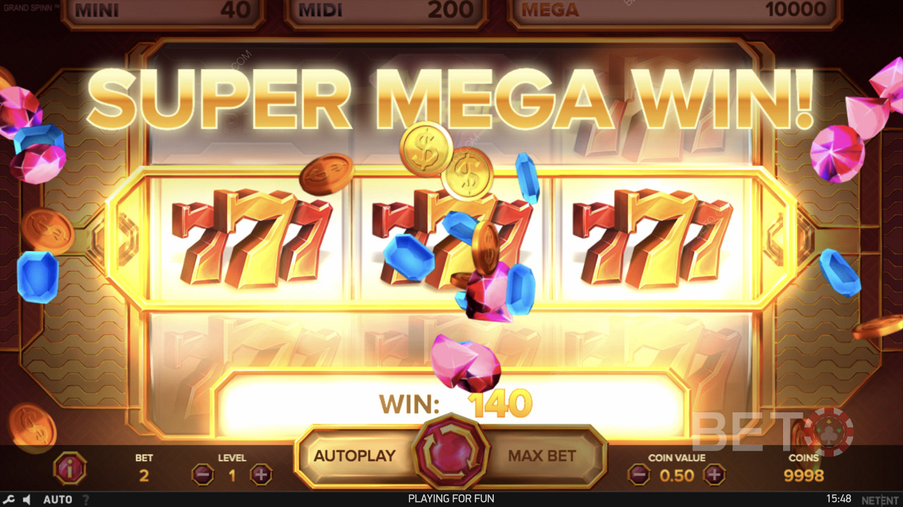 Největší Mega Jackpot v Grand Spinn Superpotu