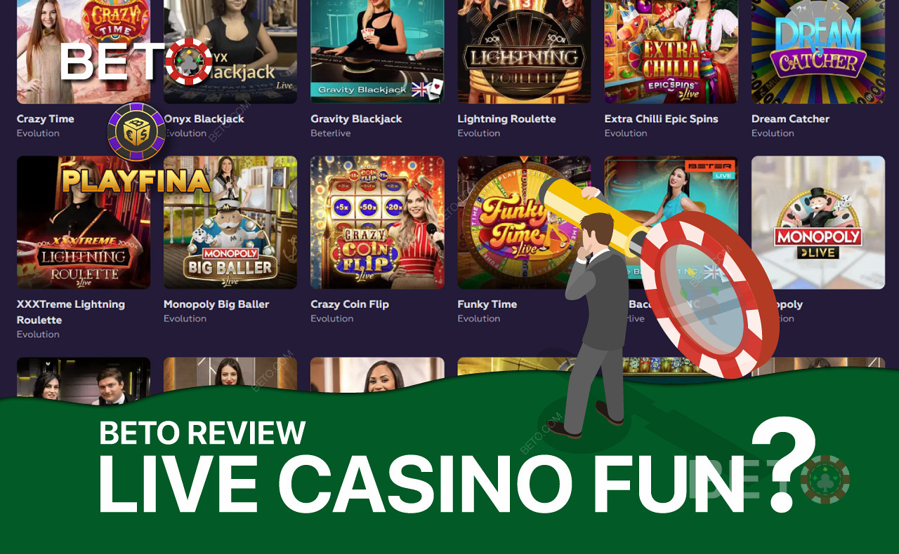 Playfina Live Casino nabízí široký výběr oblíbených dealerských her.