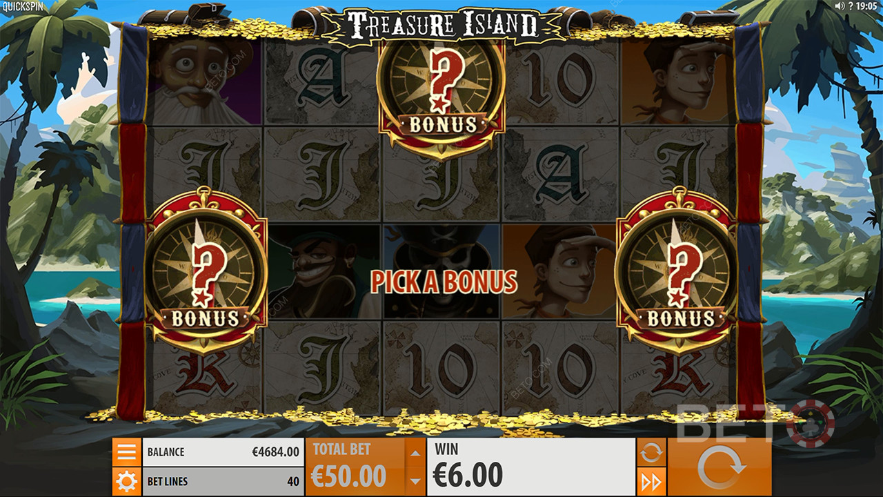 Treasure Island Recenze podle BETO Slots