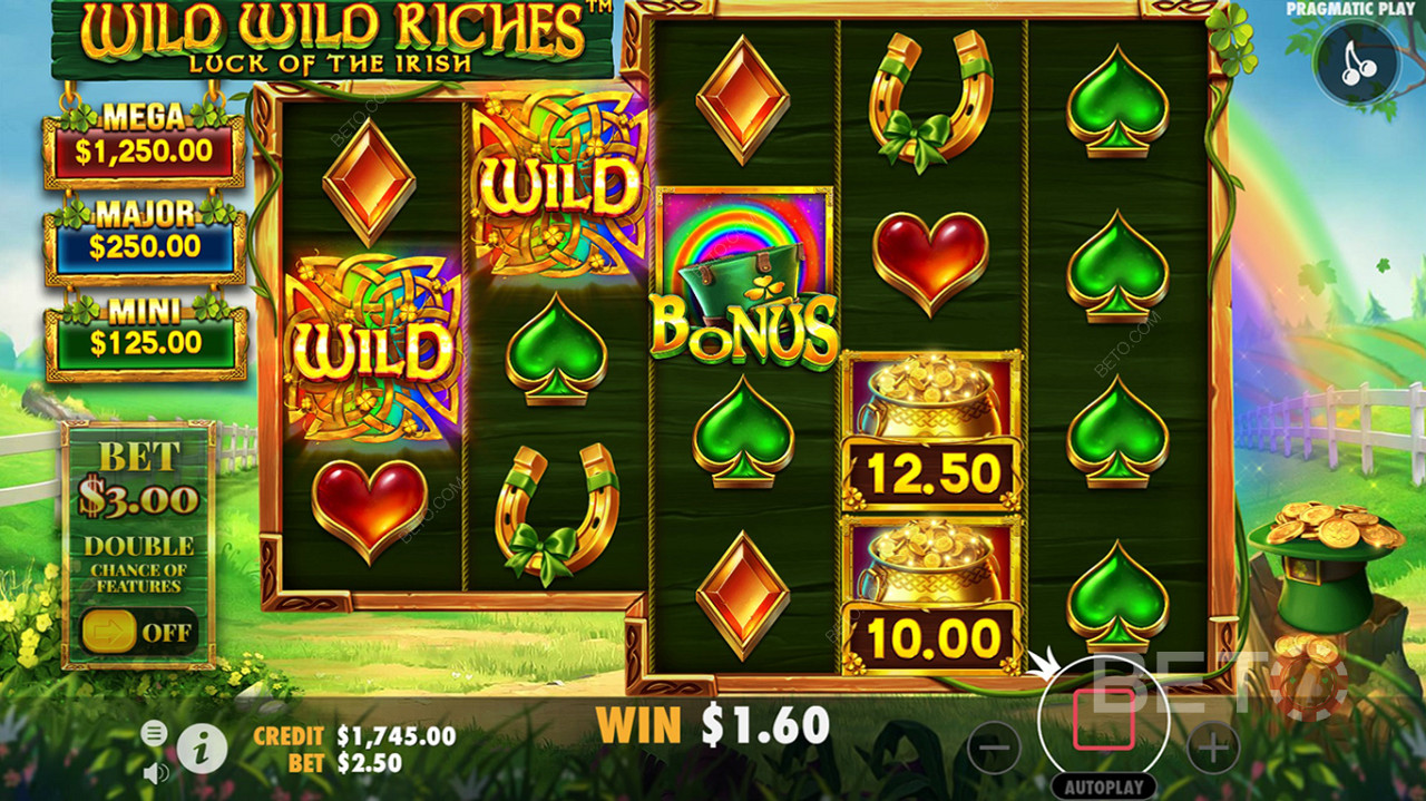Získejte divoké symboly a vyhrajte zajímavé částky ve hře Wild Wild Riches.