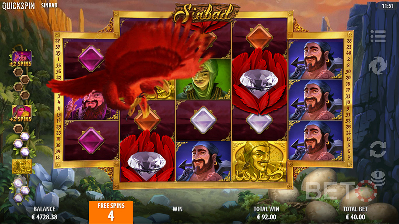 Sinbad (Quickspin)  Hrát Zdarma