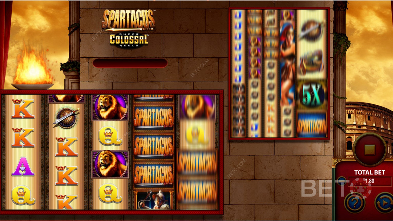Spartakus Super Colossal Reels Online automat