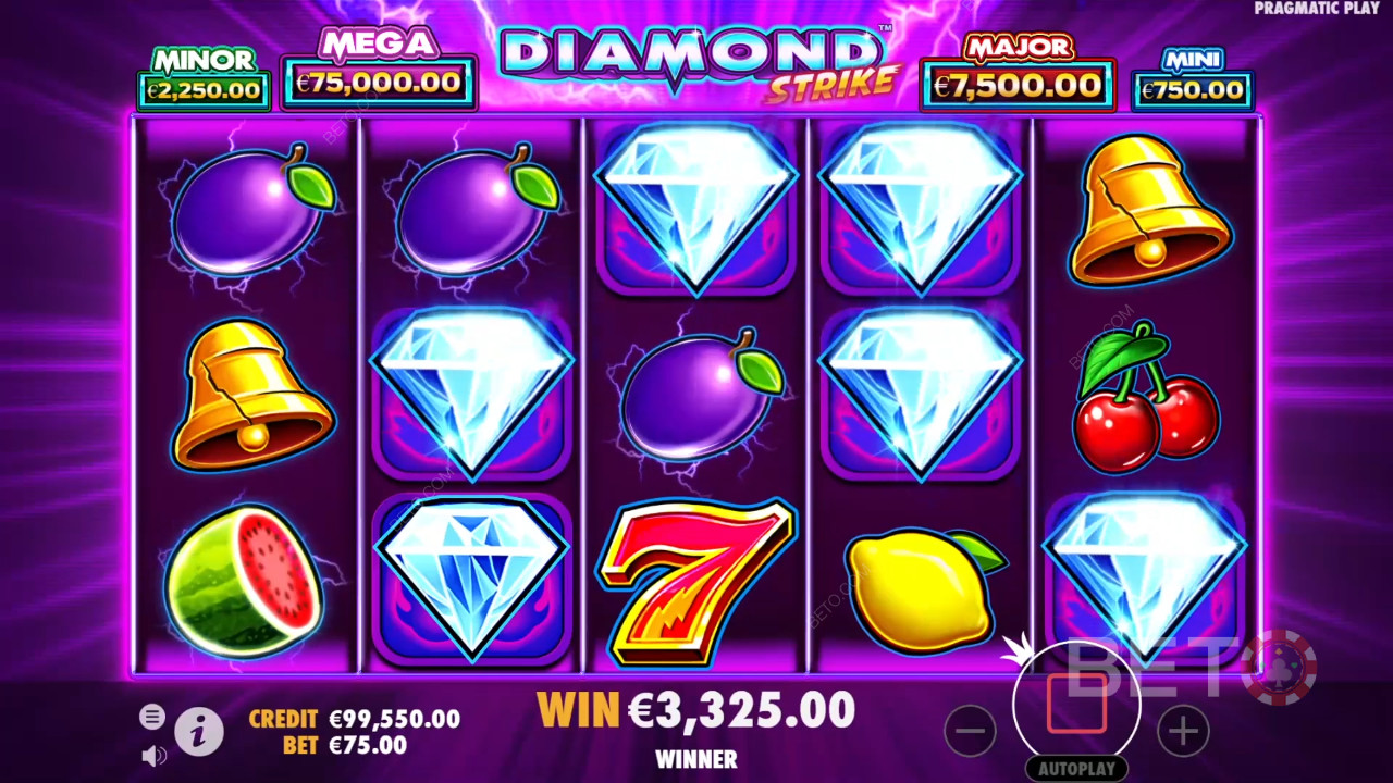 Téma a design: Klasické kasino Shine