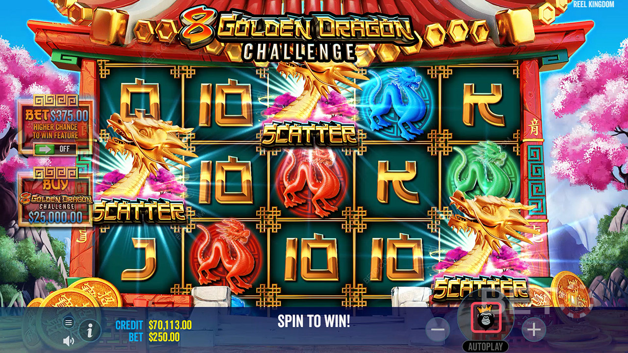 8 Golden Dragon Challenge Recenze podle BETO Slots
