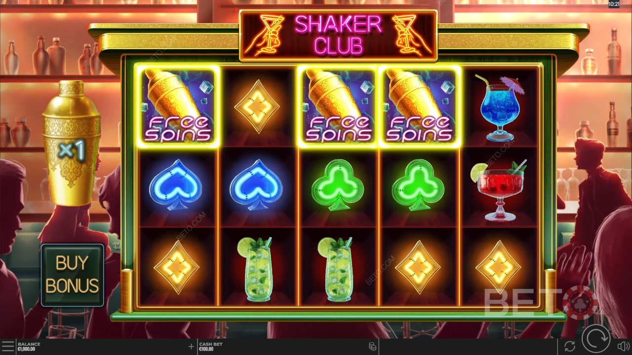Shaker Club Recenze podle BETO Slots
