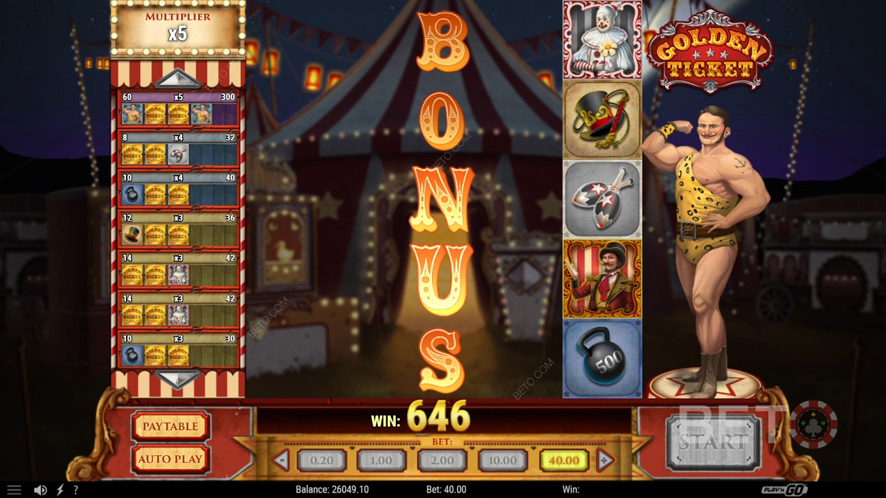 Golden Ticket (Play'n Go) Hrát Zdarma