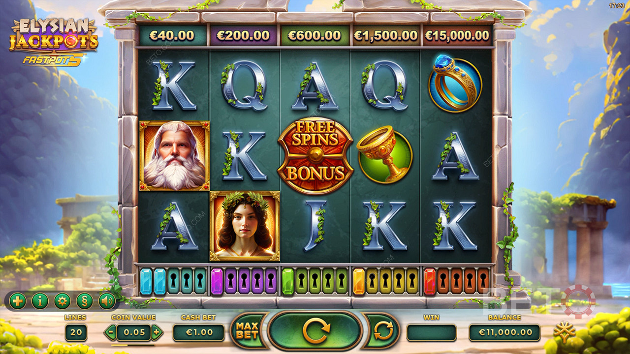 Elysian Jackpots Hrát Zdarma