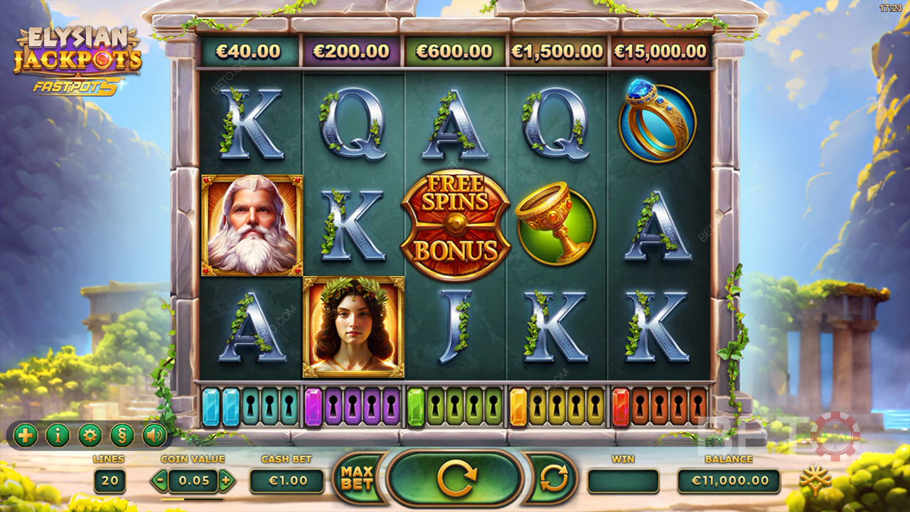 Elysian Jackpots Recenze podle BETO Slots