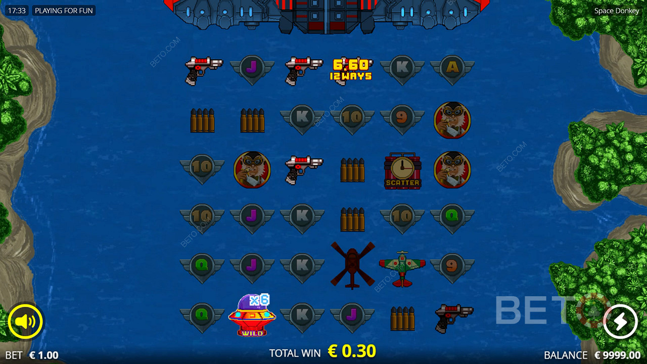 Online automat Space Donkey: Měli byste ho roztočit?