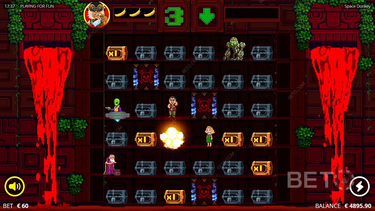 Vyhrajte 14 649x svou sázku ve hře Space Donkey Slot Online!