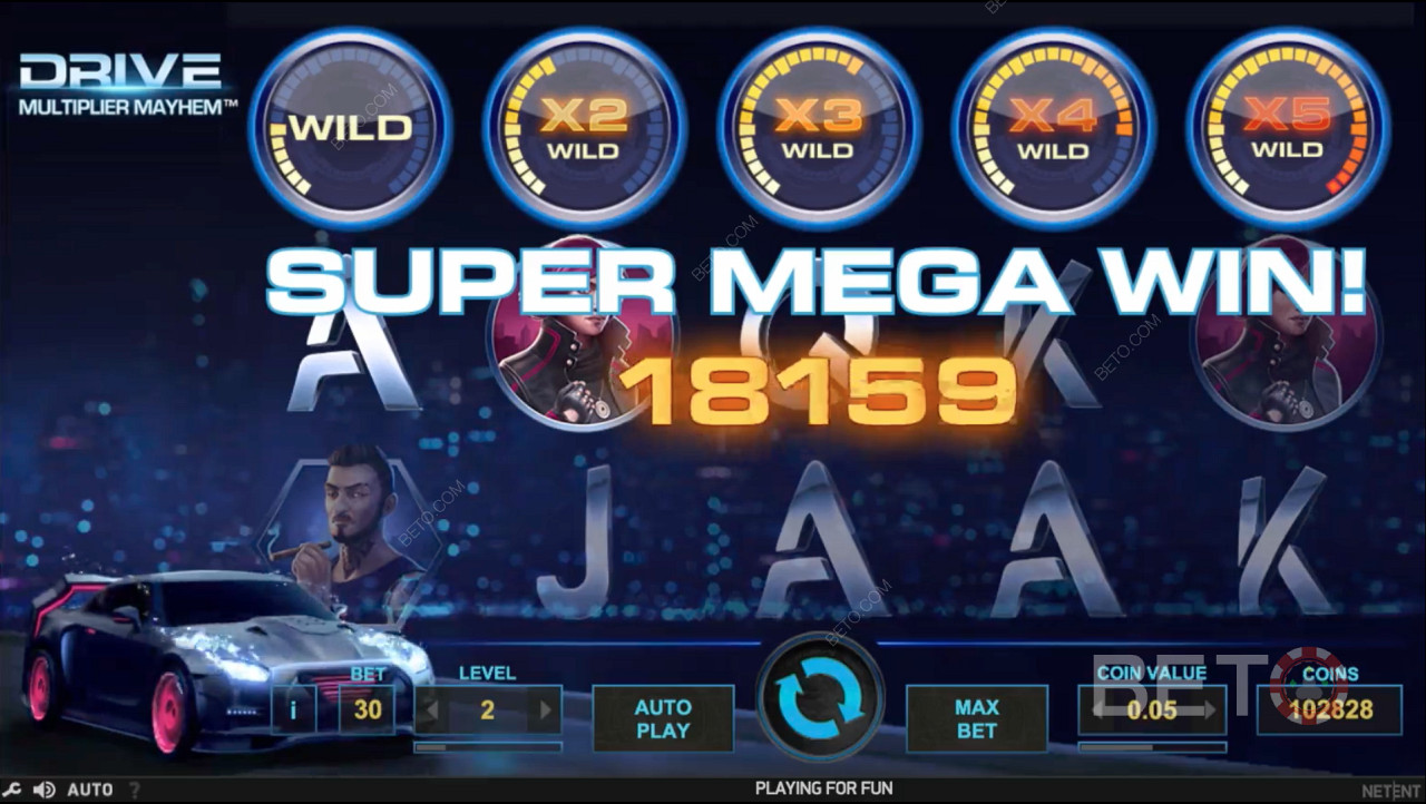 Bonusové funkce jako Multiplier Wild vám nabízejí šanci na SUPER MEGA VÝHRU.