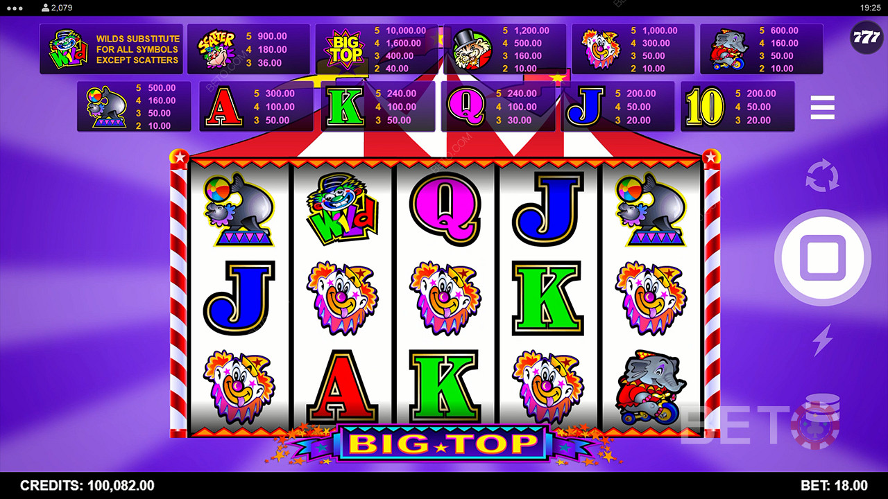 Big Top Hrát Zdarma