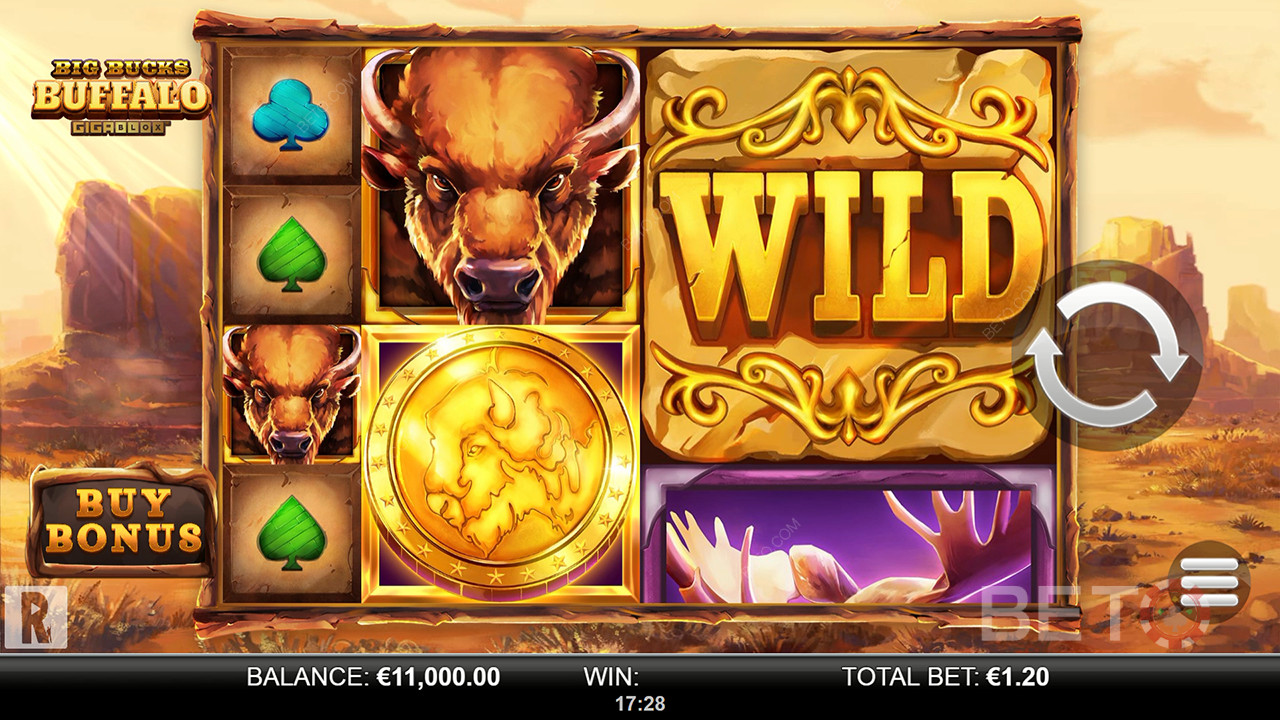 Big Bucks Buffalo Gigablox Recenze podle BETO Slots
